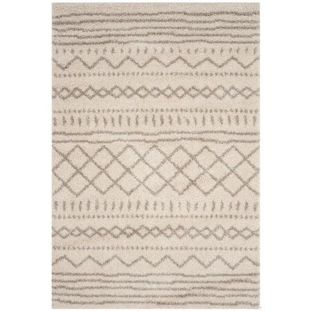 Safavieh Arizona Shag Small Rectangle RugIvory & Beige 3 x 5 ft. ASG741A-3